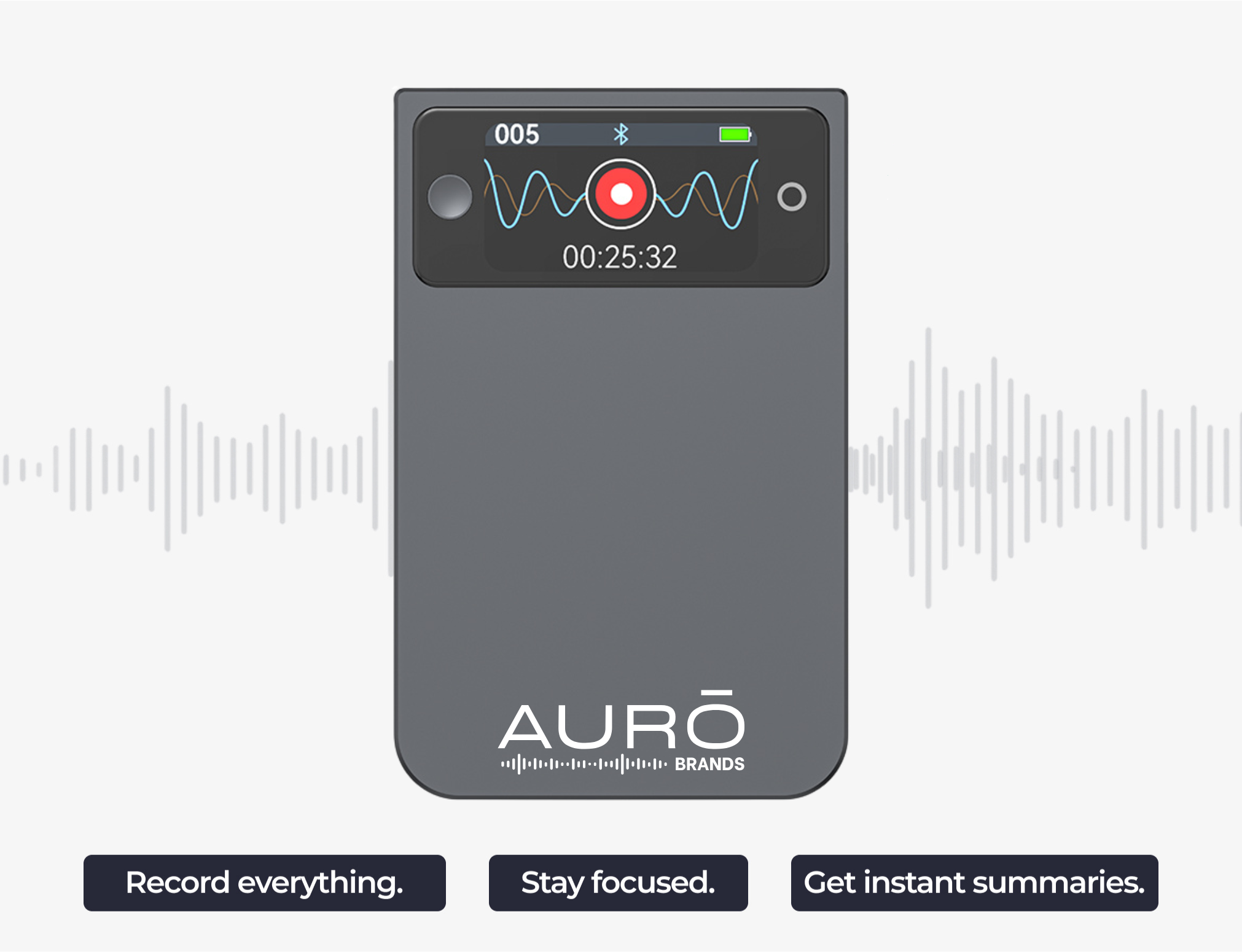 AuroNote™ PRO - AI Note Taking Assistant